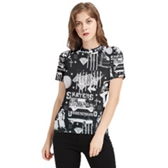 Skater-underground2 Women s Short Sleeve Rash Guard by PollyParadise
