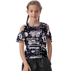 Skater-underground2 Kids  Butterfly Cutout Tee by PollyParadise