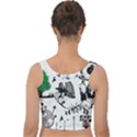Skaterunderground Velvet Crop Top View2