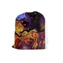 Nebula Starry Night Skies Abstract Art Drawstring Pouch (Large) View1