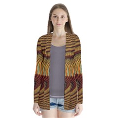 Golden Sands Drape Collar Cardigan by LW41021
