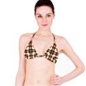 Royal Plaid  Bikini Top View1