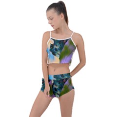 Jungle Lion Summer Cropped Co-ord Set by LW41021