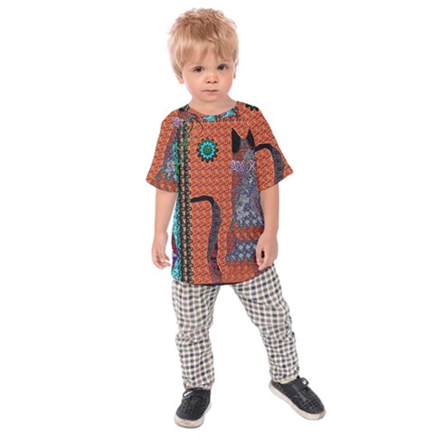 Cats Kids  Raglan Tee by LW41021