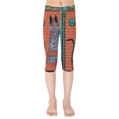 Cats Kids  Capri Leggings  by LW41021