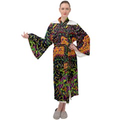 Goghwave Maxi Velour Kimono by LW41021
