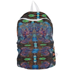 Abstract Marbling Painting Repeats Foldable Lightweight Backpack by kaleidomarblingart
