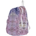 Amethyst Swirls Repeats Foldable Lightweight Backpack View4