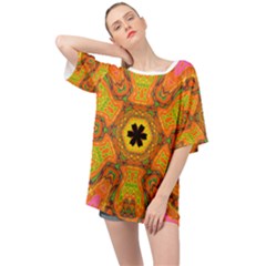 Sassafras Oversized Chiffon Top by LW323