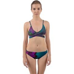 Evening Bloom Wrap Around Bikini Set by LW323