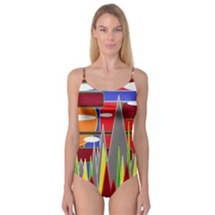 Forrest Sunset Camisole Leotard  by LW323