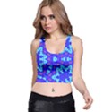 Blueberry Racer Back Crop Top View1