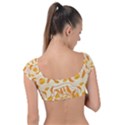 Folk floral pattern. Abstract flowers surface design. Seamless pattern Cap Sleeve Ring Bikini Top View2