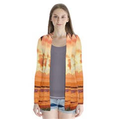 Sunset Beauty Drape Collar Cardigan by LW323