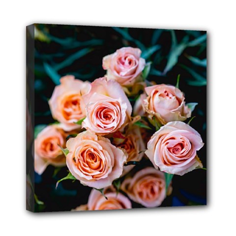 Sweet Roses Mini Canvas 8  X 8  (stretched) by LW323