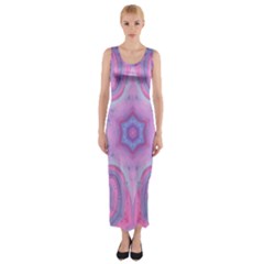 Cotton Candy Fitted Maxi Dress by LW323