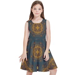 Midnight Romance Kids  Skater Dress by LW323