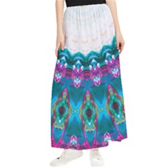 Peacock Maxi Chiffon Skirt by LW323