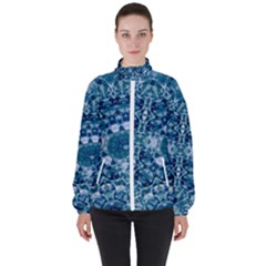 Blue Heavens Women s High Neck Windbreaker by LW323