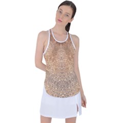 Sparkle Racer Back Mesh Tank Top by LW323