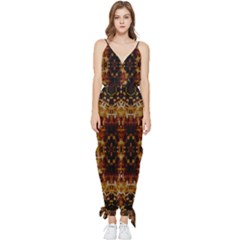 Gloryplace Sleeveless Tie Ankle Jumpsuit by LW323