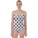 Happy poo pattern, funny emoji, emoticon theme, vector Sweetheart Tankini Set View1
