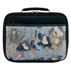 Famous Heroes Of The Kabuki Stage Played By Frogs  Lunch Bag by Sobalvarro