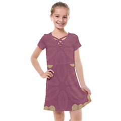 Misty Rose Kids  Cross Web Dress by LW323
