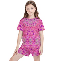 Pinkstar Kids  Tee And Sports Shorts Set by LW323