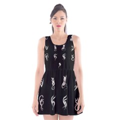 Katzen Cats Katzen Cats Scoop Neck Skater Dress by WetdryvacsLair