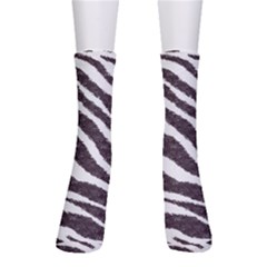 Zebra Men s Crew Socks by PollyParadise