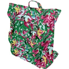 Floral-diamonte Buckle Up Backpack by PollyParadise