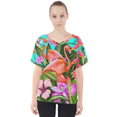 Exotisme V-neck Dolman Drape Top by SoLoJu