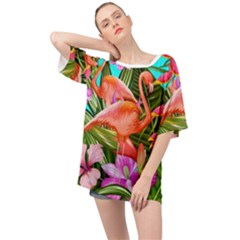 Exotisme Oversized Chiffon Top by SoLoJu