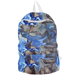 Flowing Patterns Foldable Lightweight Backpack by kaleidomarblingart