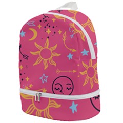 Pattern Mystic Color Zip Bottom Backpack by alllovelyideas