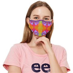 Glitch Futuristic Punk  Fitted Cloth Face Mask (adult) by gloriasanchez