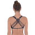 Neon Geometric Pattern Design Got No Strings Sports Bra View2