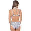 Neon Geometric Pattern Design 2 Double Strap Halter Bikini Set View2