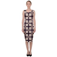 Chaukor Sleeveless Pencil Dress by Nehamohan