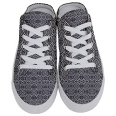 Silver Ornate Decorative Design Pattern Half Slippers by dflcprintsclothing
