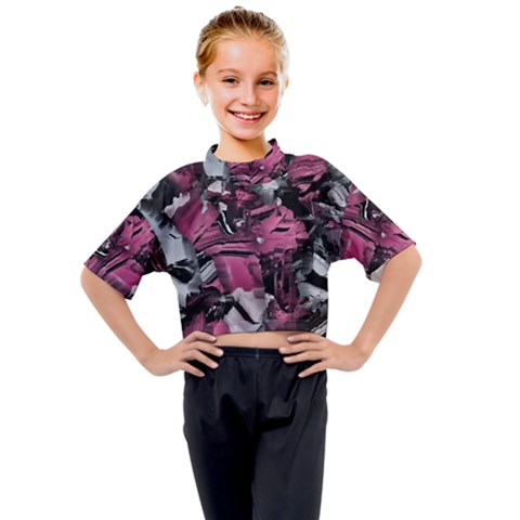 Brett Kids Mock Neck Tee by MRNStudios