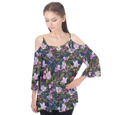 Apple Blossom  Flutter Tees by SychEva