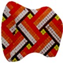 Pop Art Mosaic Velour Head Support Cushion View3