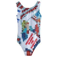 Kids Freedom Designs Kids  Cut-out Back One Piece Swimsuit by ArtLights