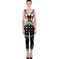 Digital Wheel One Piece Catsuit by Sparkle