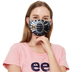 Digital Wheel Fitted Cloth Face Mask (adult) by Sparkle
