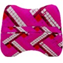 Pop Art Mosaic Velour Head Support Cushion View2