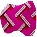 Pop Art Mosaic Velour Head Support Cushion View4