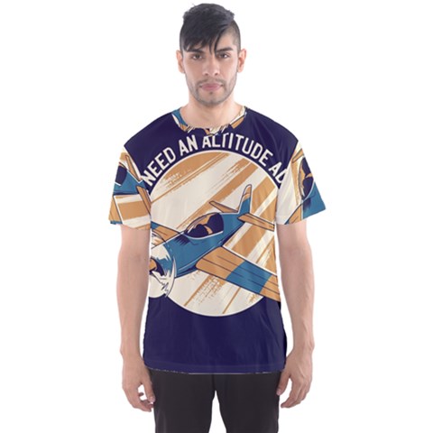 Airplane - I Need Altitude Adjustement Men s Sport Mesh Tee by DinzDas